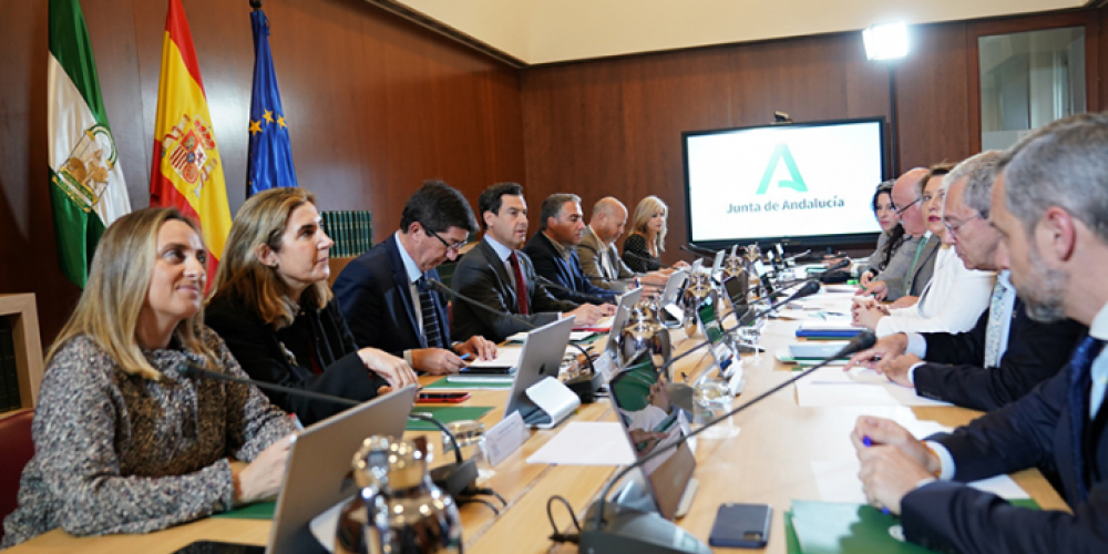 Junta de Andalucia president chairs special Covid-19 coronavirus meeting